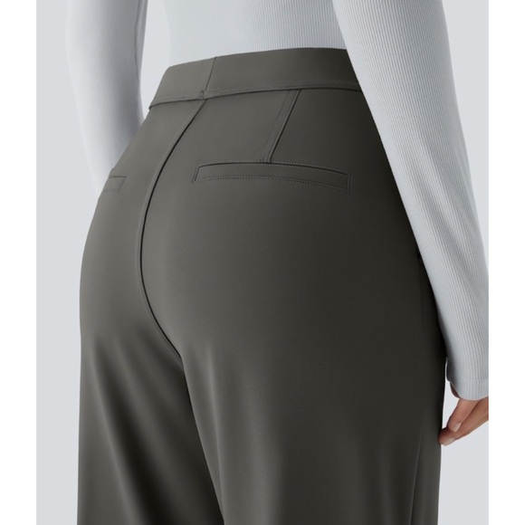 NWT Halara Flex DayStretch High Waisted Pocket Work Flare Pants Small (4-6) - Picture 9 of 11